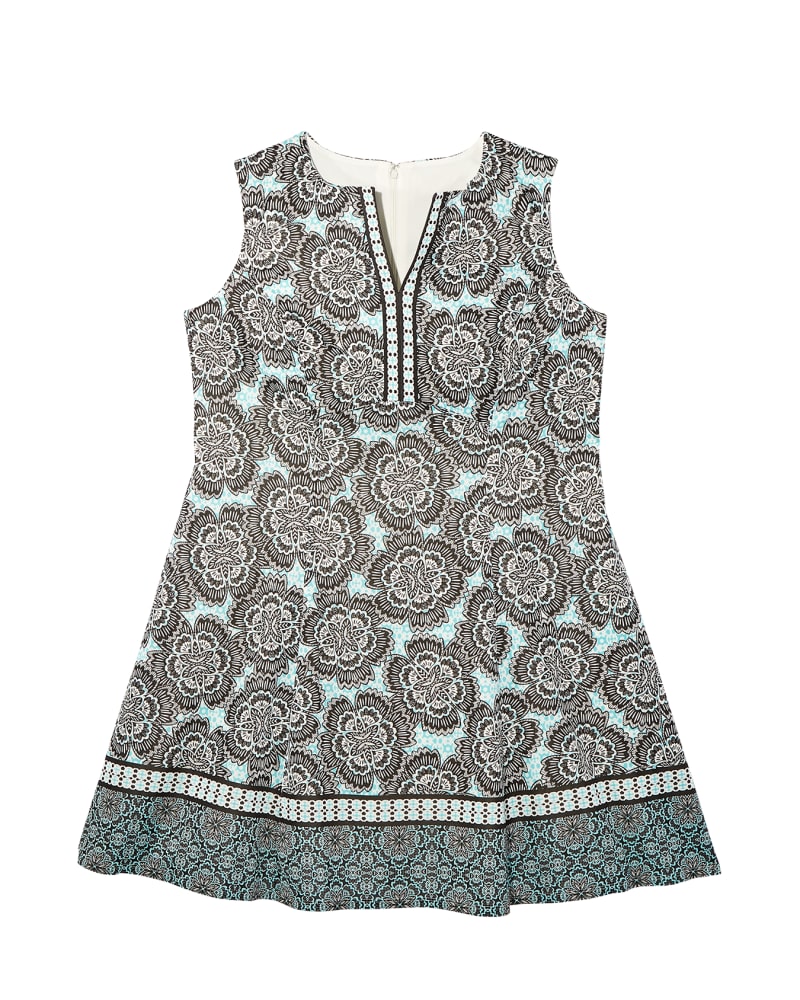 Front of plus size Ana Floral Scuba Dress by London Times | Dia&Co | dia_product_style_image_id:125059